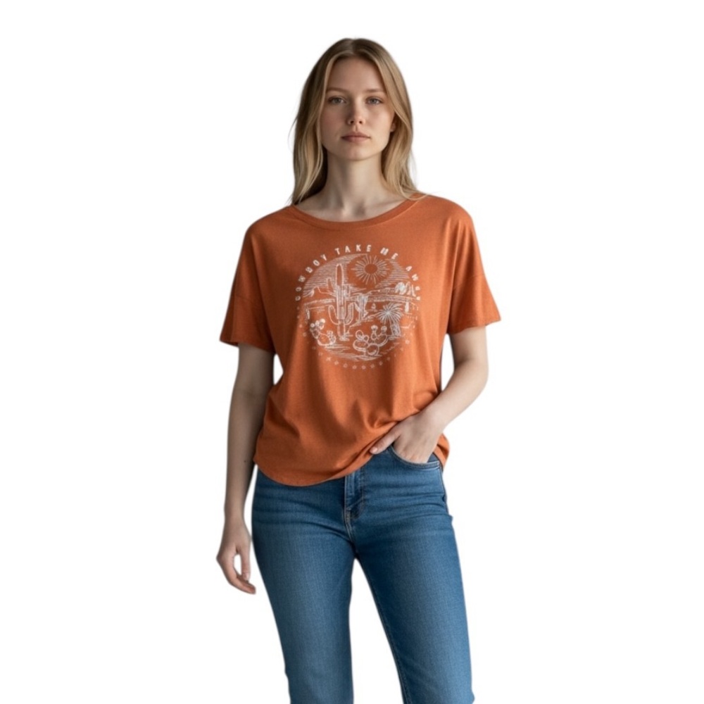 Shyanne “Cowboy Take Me Away” Graphic Western Tee